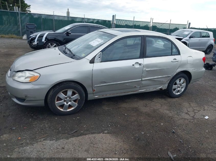 2004 Toyota Corolla Le VIN: 2T1BR38E74C307368 Lot: 43314523