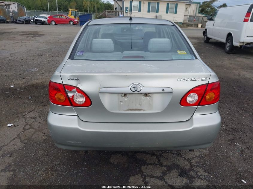 2004 Toyota Corolla Le VIN: 2T1BR38E74C307368 Lot: 43314523