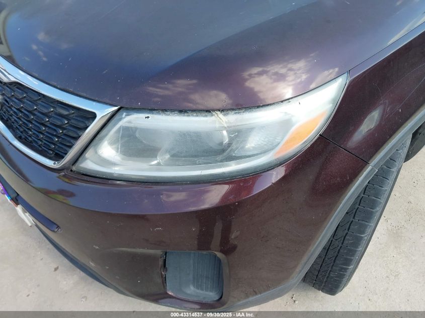 2014 Kia Sorento Lx VIN: 5XYKT3A60EG481745 Lot: 43314537