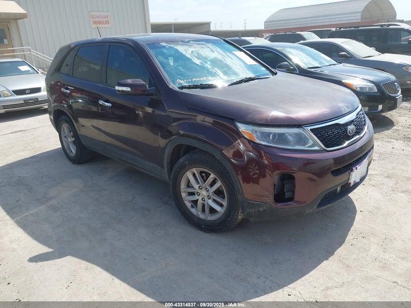 5XYKT3A60EG481745 2014 Kia Sorento Lx auction photo 1