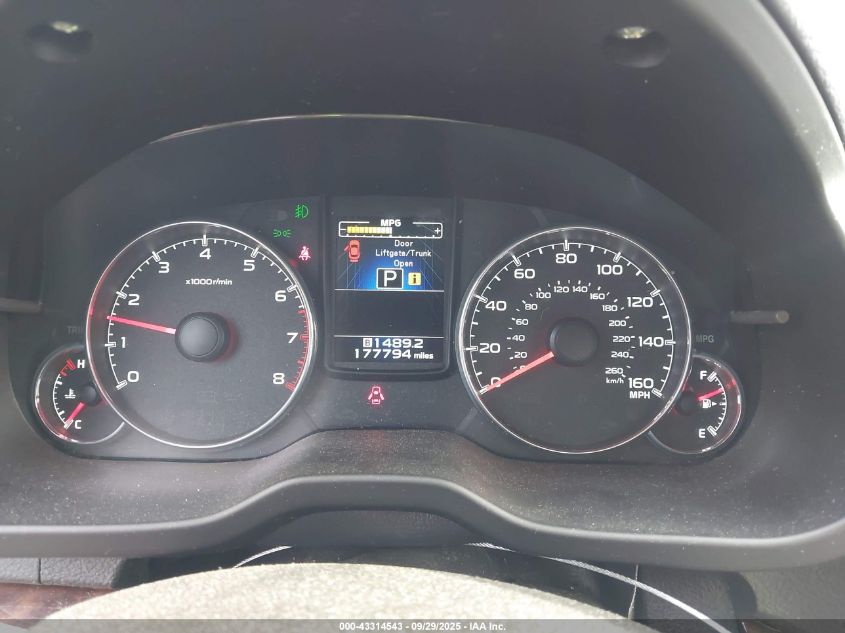 2014 Subaru Legacy 3.6R Limited VIN: 4S3BMDN65E2023982 Lot: 43314543