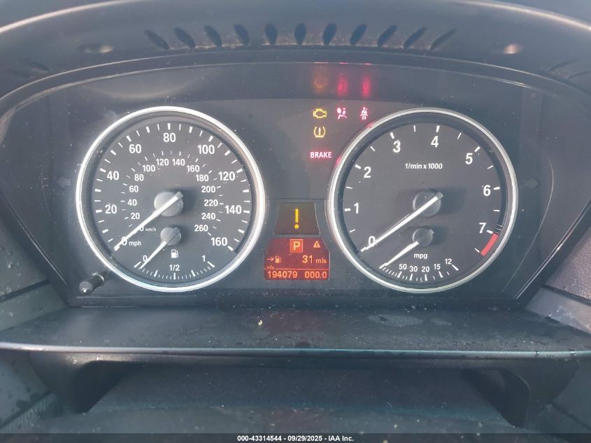 2009 BMW 528I VIN: WBANU53529C118686 Lot: 43314544