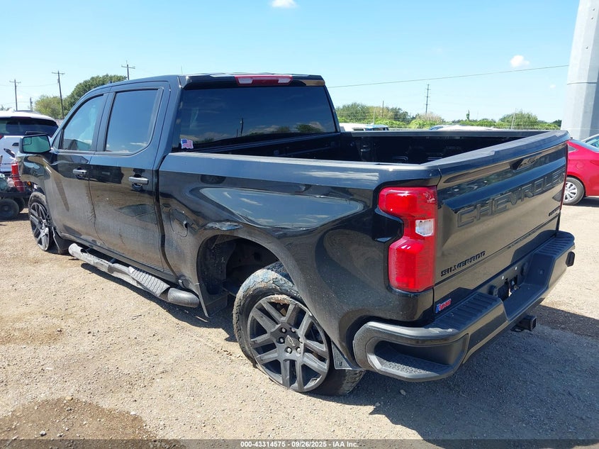 2025 CHEVROLET SILVERADO 1500 2WD  SHORT BED CUSTOM - 3GCPABEKXSG372185