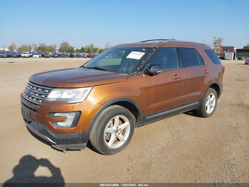 Vin: 1fm5k8d8xhgc26642, lot: 43809255, ford explorer xlt 20172