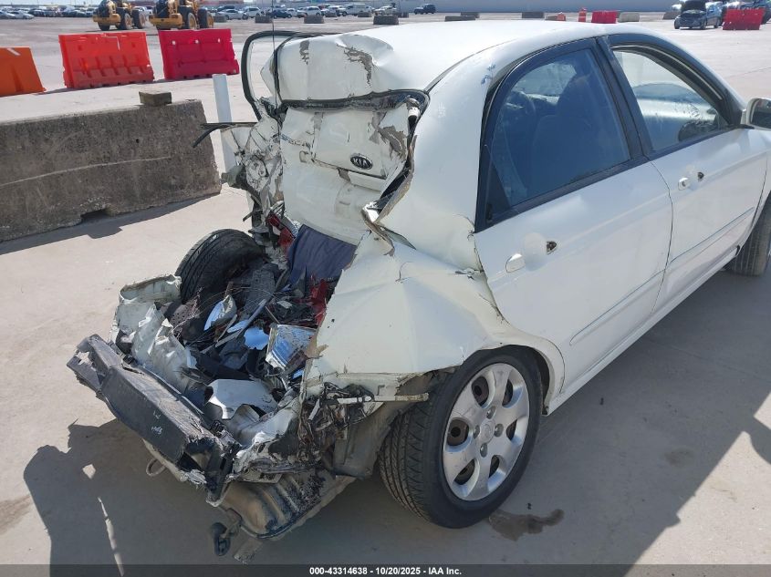 2009 Kia Spectra Lx VIN: KNAFE221795602663 Lot: 43314638