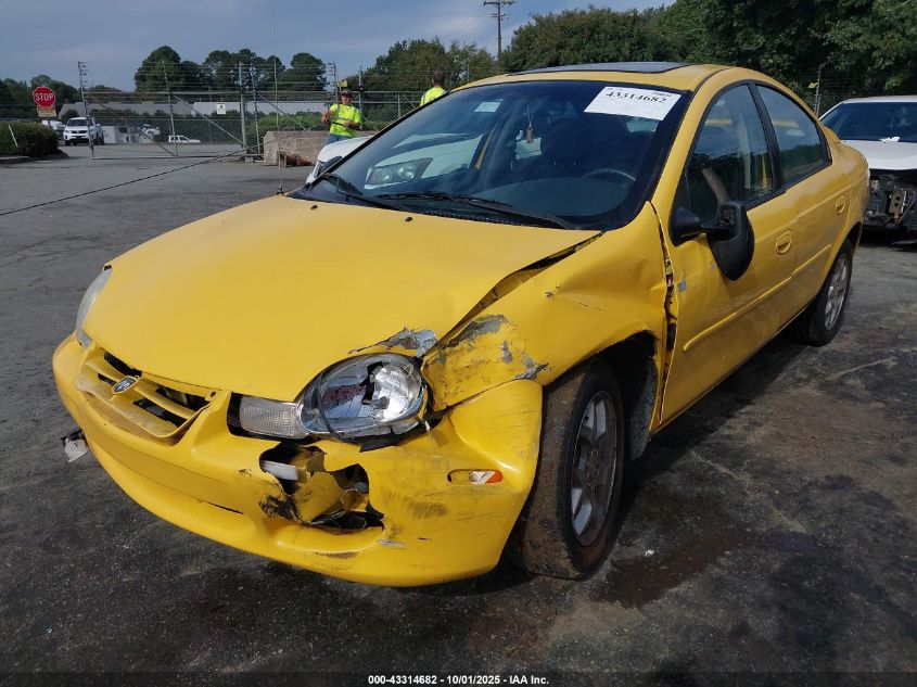 2002 Dodge Neon Sxt VIN: 1B3ES56C62D591740 Lot: 43314682