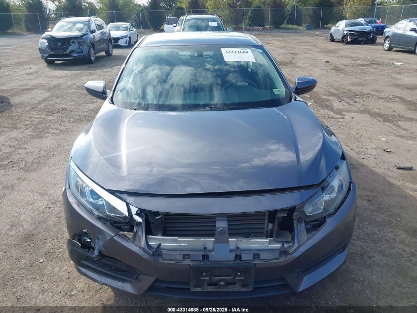 2018 Honda Civic Lx VIN: 19XFC2F57JE043808 Lot: 43314688