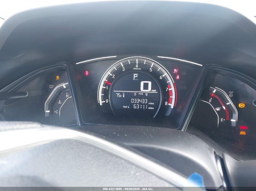 2018 Honda Civic Lx VIN: 19XFC2F57JE043808 Lot: 43314688