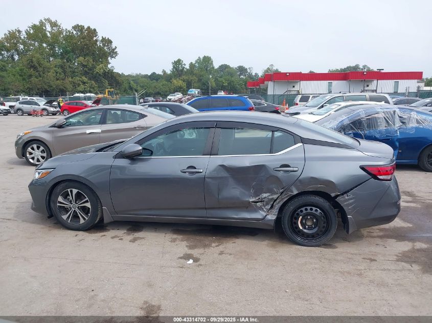 2020 Nissan Sentra Sv Xtronic Cvt VIN: 3N1AB8CV4LY241559 Lot: 43314702