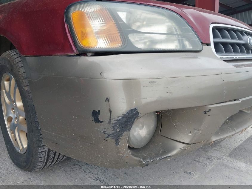 2003 Subaru Outback Limited VIN: 4S3BH686X37606155 Lot: 43314742