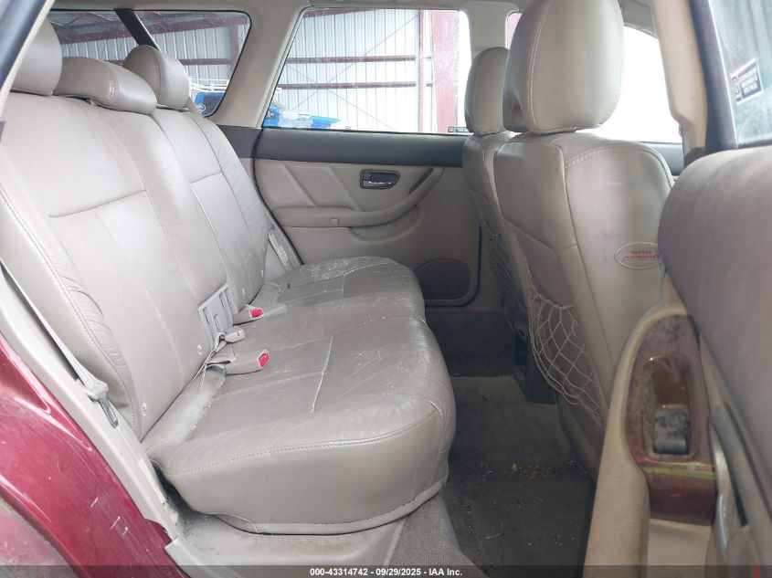 2003 Subaru Outback Limited VIN: 4S3BH686X37606155 Lot: 43314742