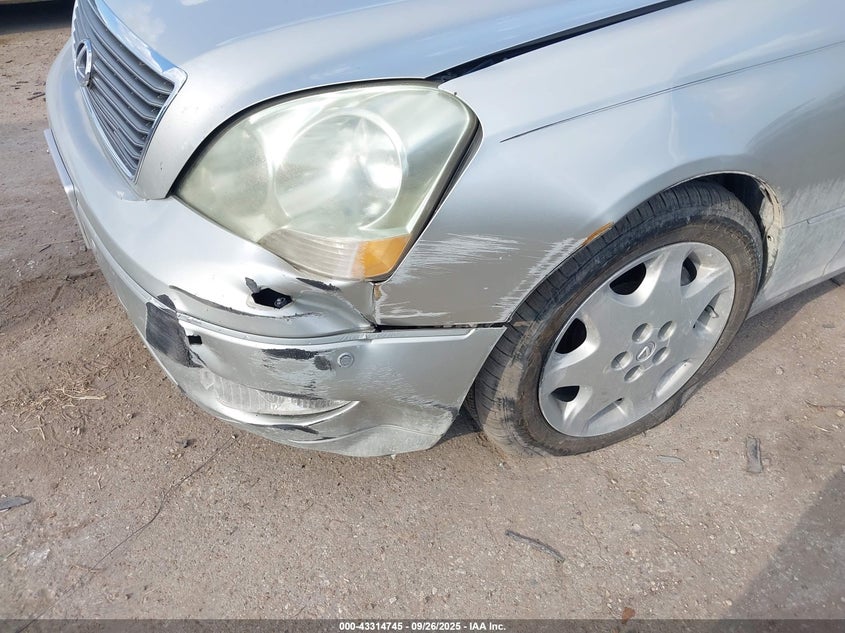 2003 Lexus Ls 430 VIN: JTHBN30F630111980 Lot: 43314745