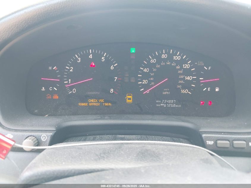 2003 Lexus Ls 430 VIN: JTHBN30F630111980 Lot: 43314745