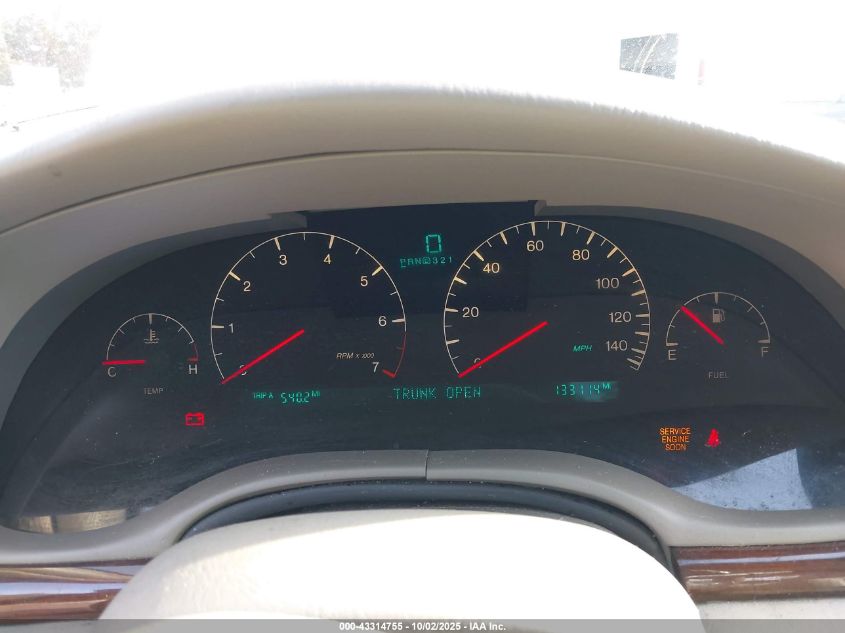 2001 Cadillac Seville Sls W/Tx7 VIN: 1G6KS54Y71U249585 Lot: 43314755