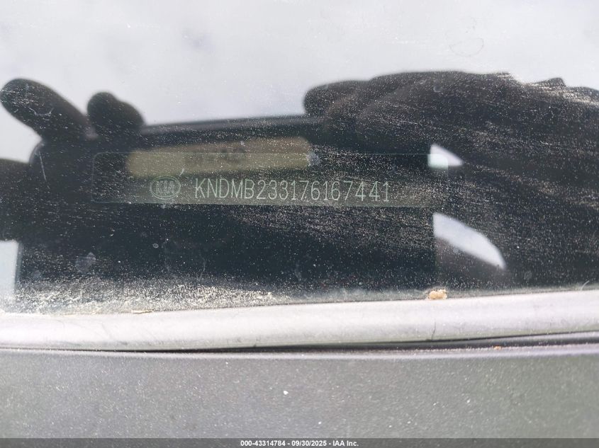 2007 Kia Sedona Ex VIN: KNDMB233176167441 Lot: 43314784