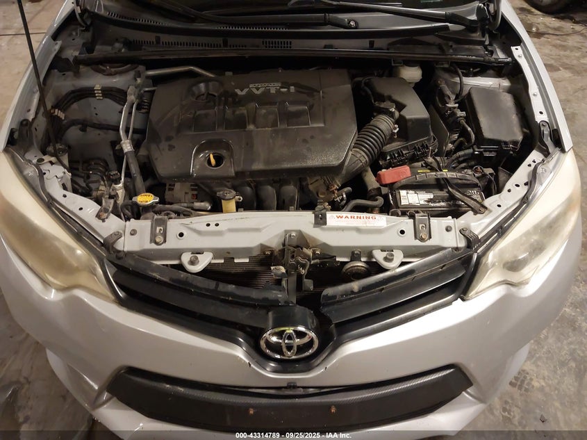 2014 Toyota Corolla L VIN: 2T1BURHE6EC157255 Lot: 43314789