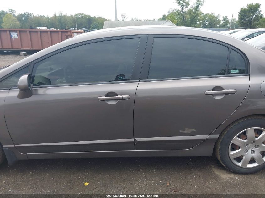 2009 Honda Civic Lx VIN: 19XFA16599E043370 Lot: 43314801