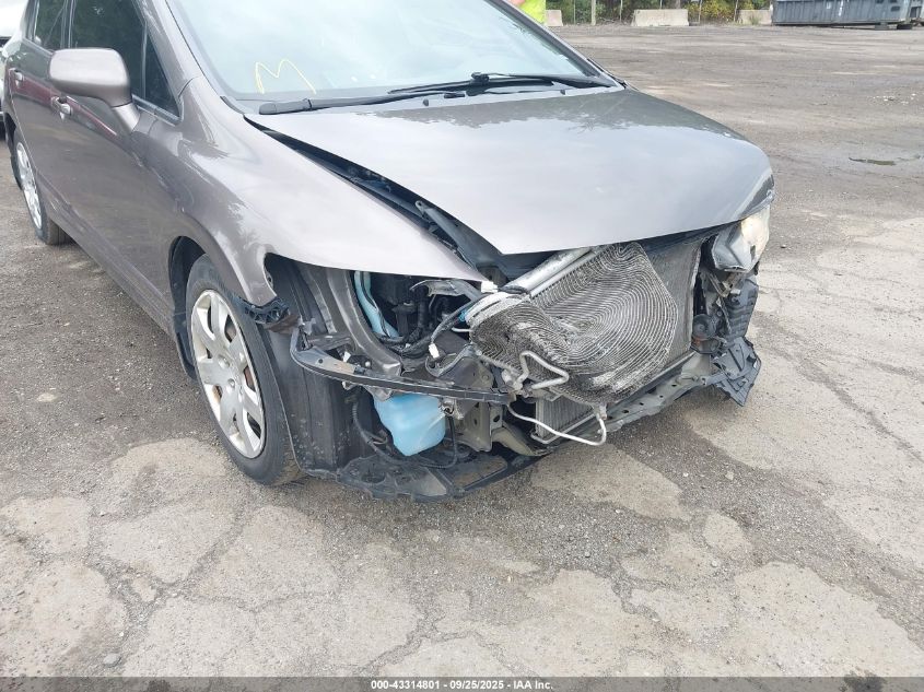 2009 Honda Civic Lx VIN: 19XFA16599E043370 Lot: 43314801