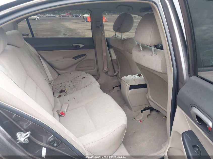 2009 Honda Civic Lx VIN: 19XFA16599E043370 Lot: 43314801