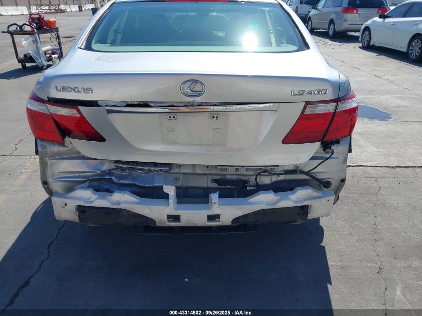 2007 Lexus Ls 460 VIN: JTHBL46F675024544 Lot: 43314802