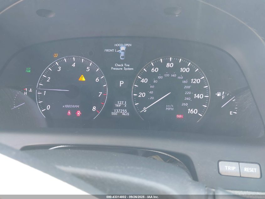 2007 Lexus Ls 460 VIN: JTHBL46F675024544 Lot: 43314802