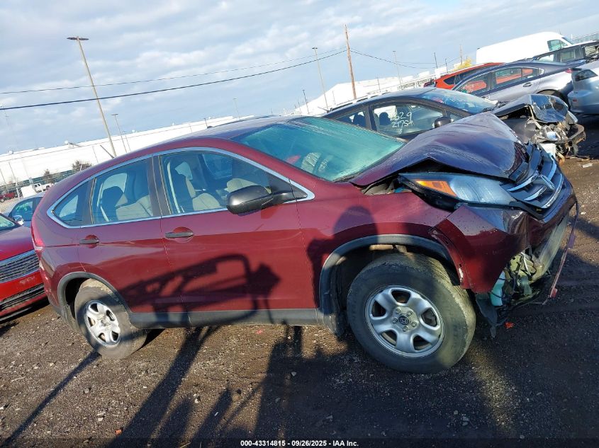 2014 Honda Cr-V Lx VIN: 5J6RM4H32EL077695 Lot: 43314815