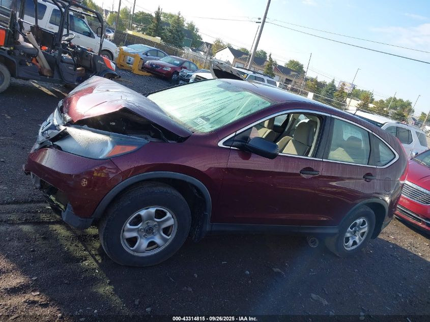 2014 Honda Cr-V Lx VIN: 5J6RM4H32EL077695 Lot: 43314815