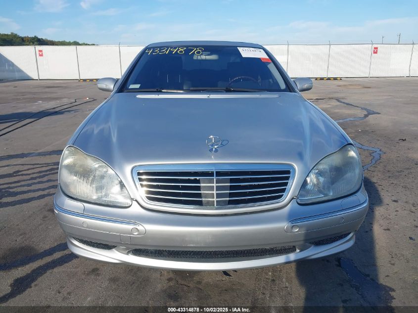 2001 Mercedes-Benz S 500 500 VIN: WDBNG75J11A158448 Lot: 43314878