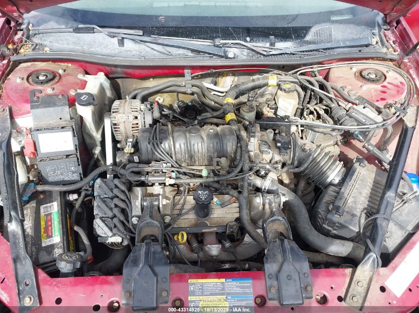 2005 Chevrolet Impala Ls VIN: 2G1WH55K059262780 Lot: 43314925