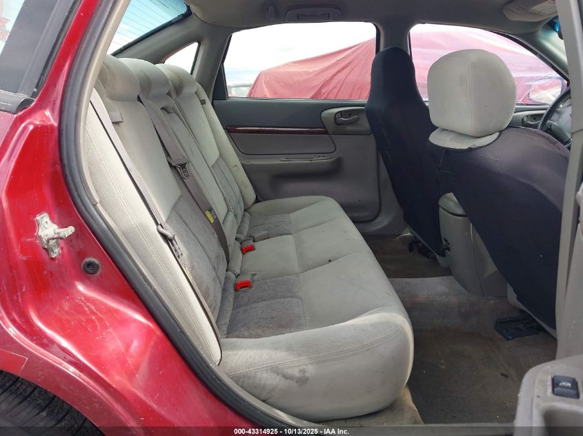 2005 Chevrolet Impala Ls VIN: 2G1WH55K059262780 Lot: 43314925