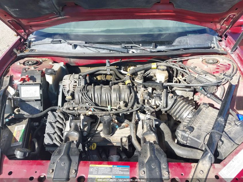 2005 Chevrolet Impala Ls VIN: 2G1WH55K059262780 Lot: 43314925