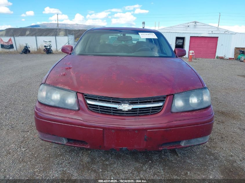 2005 Chevrolet Impala Ls VIN: 2G1WH55K059262780 Lot: 43314925