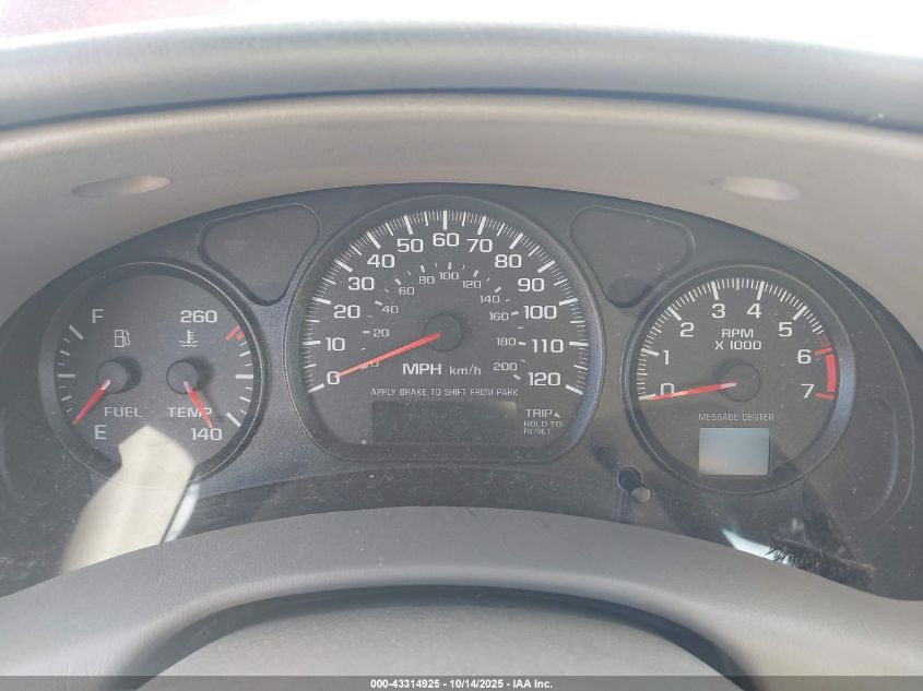 2005 Chevrolet Impala Ls VIN: 2G1WH55K059262780 Lot: 43314925