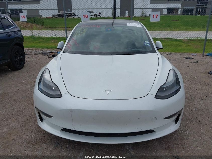 2022 Tesla Model 3 Long Range Dual Motor All-Wheel Drive VIN: 5YJ3E1EB4NF182924 Lot: 43314941