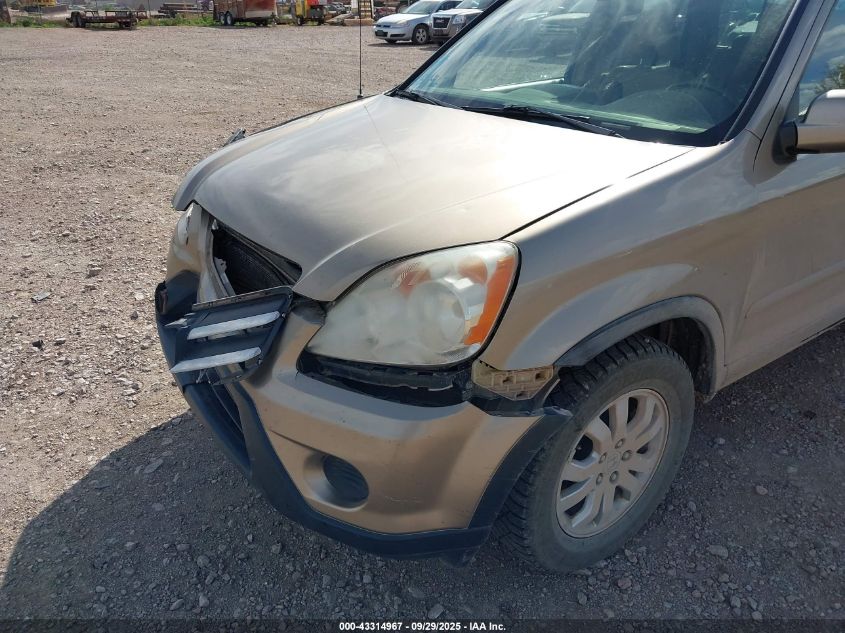 2006 Honda Cr-V Se VIN: JHLRD78956C007513 Lot: 43314967