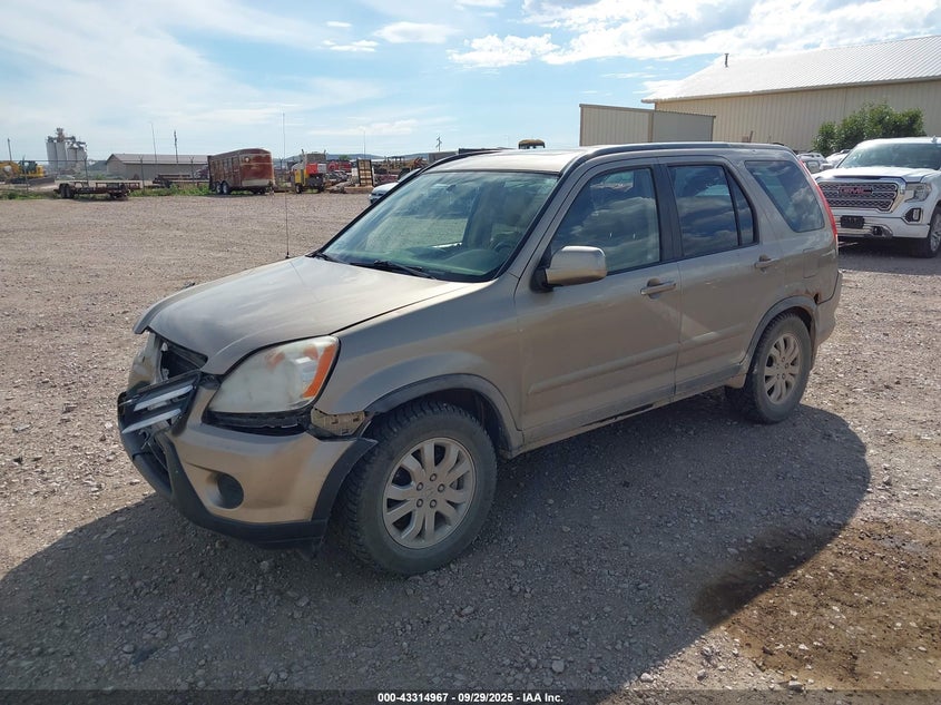 JHLRD78956C007513 2006 HONDA CR-V photo no. 2