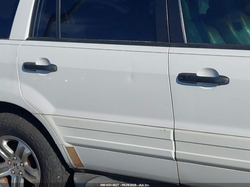 2003 Honda Pilot Ex-L VIN: 2HKYF186X3H574743 Lot: 43315037