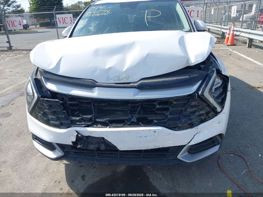 2023 Kia Sportage Ex VIN: 5XYK33AF5PG016445 Lot: 43315109