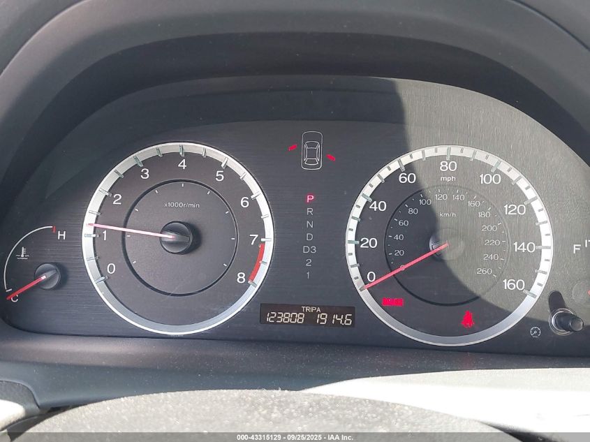 2009 Honda Accord 2.4 Ex-L VIN: 1HGCP268X9A023148 Lot: 43315129