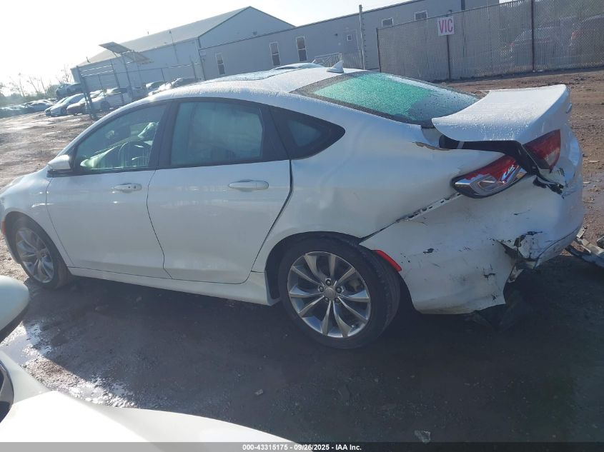 2015 Chrysler 200 S VIN: 1C3CCCBG3FN581137 Lot: 43315175