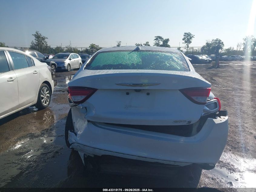 2015 Chrysler 200 S VIN: 1C3CCCBG3FN581137 Lot: 43315175