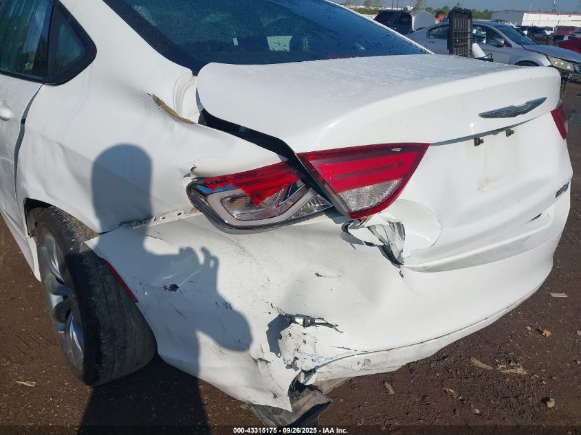 2015 Chrysler 200 S VIN: 1C3CCCBG3FN581137 Lot: 43315175