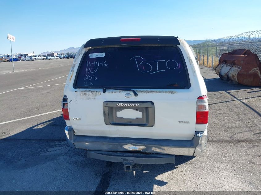 1998 Toyota 4Runner Sr5 V6 VIN: JT3GN86R4W0062051 Lot: 43315209