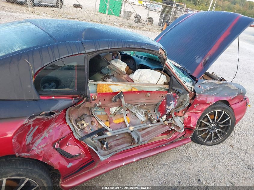 1998 Ford Mustang VIN: 1FAFP4048WF241641 Lot: 43315217