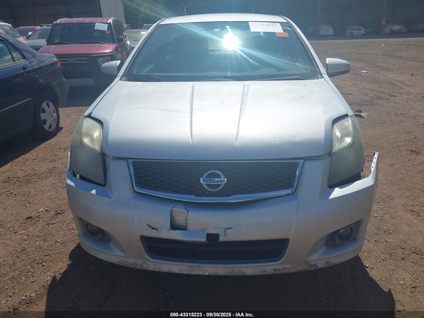 2012 Nissan Sentra 2.0 Sr VIN: 3N1AB6AP3CL636189 Lot: 43315223