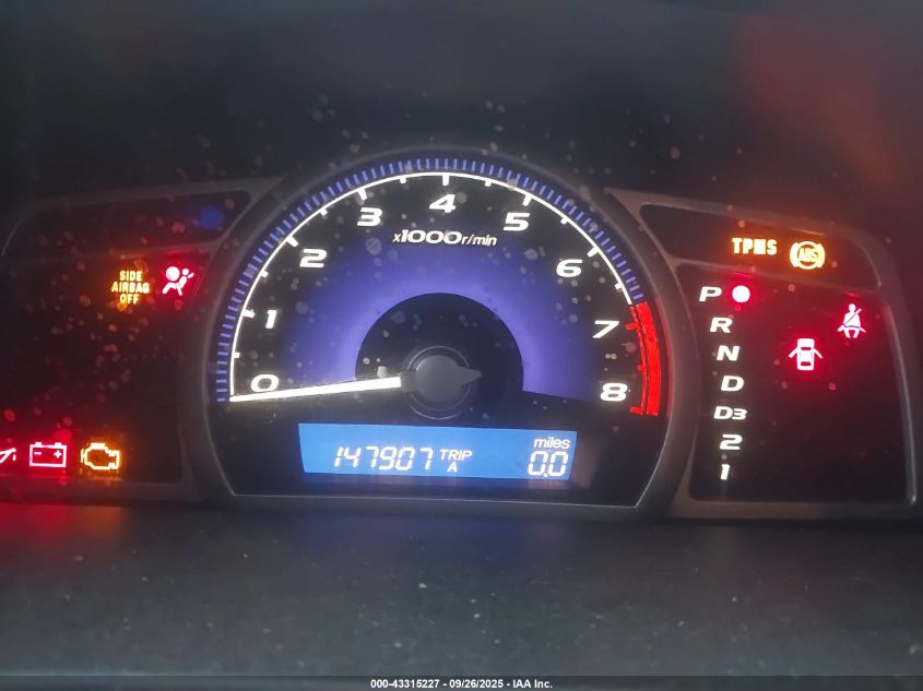 2008 Honda Civic Lx VIN: 1HGFA16538L061242 Lot: 43315227