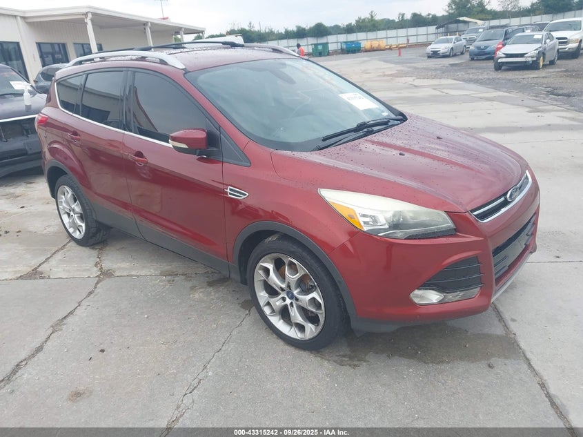 1FMCU0J9XEUA89585 2014 Ford Escape Titanium auction photo 1