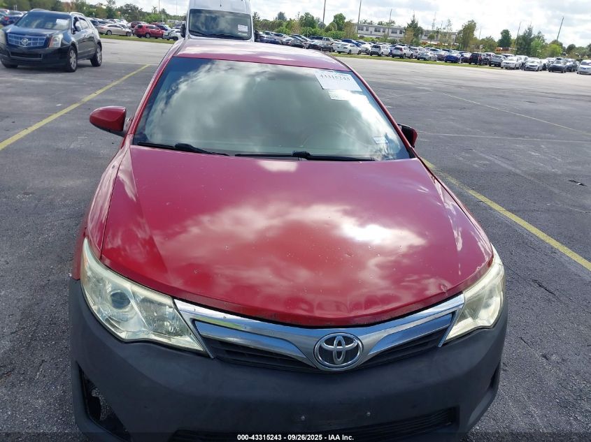 2013 Toyota Camry Se VIN: 4T1BF1FK9DU662871 Lot: 43315243