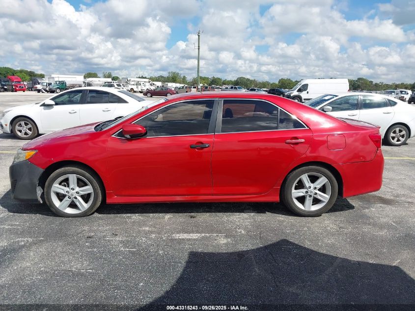 2013 Toyota Camry Se VIN: 4T1BF1FK9DU662871 Lot: 43315243