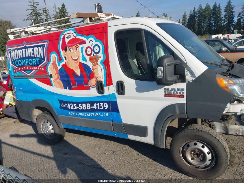 2016 Ram Promaster 1500 Low Roof VIN: 3C6TRVNG3GE119966 Lot: 43315248